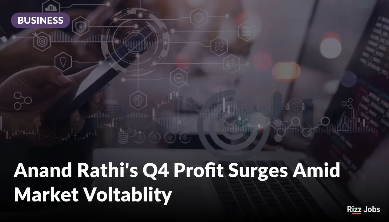 Anand Rathi's Q4 Profit Surges Amid Market Volatility — Rizz Jobs