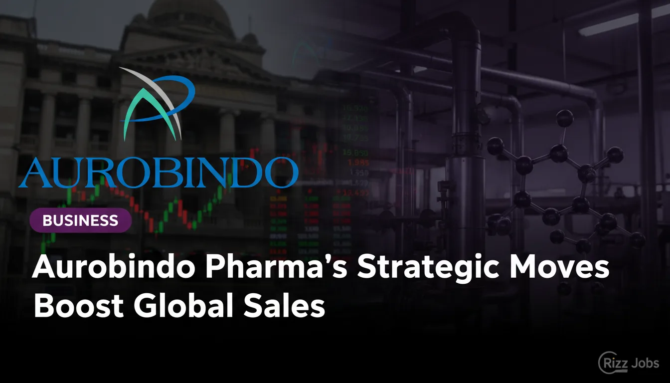 Aurobindo Pharma's Strategic Moves Boost Global Sales — Rizz Jobs