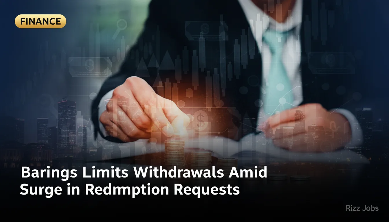 Barings Limits Withdrawals Amid Surge in Redemption Requests — Rizz Jobs