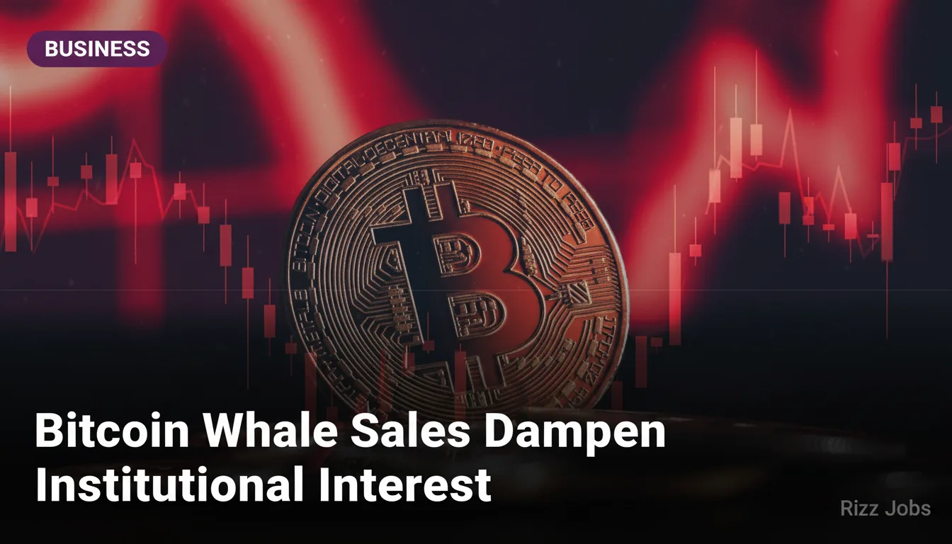 Bitcoin Whale Sales Dampen Institutional Interest — Rizz Jobs