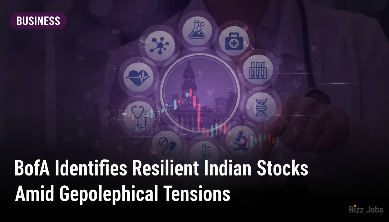 BofA Identifies Resilient Indian Stocks Amid Geopolitical Tensions — Rizz Jobs