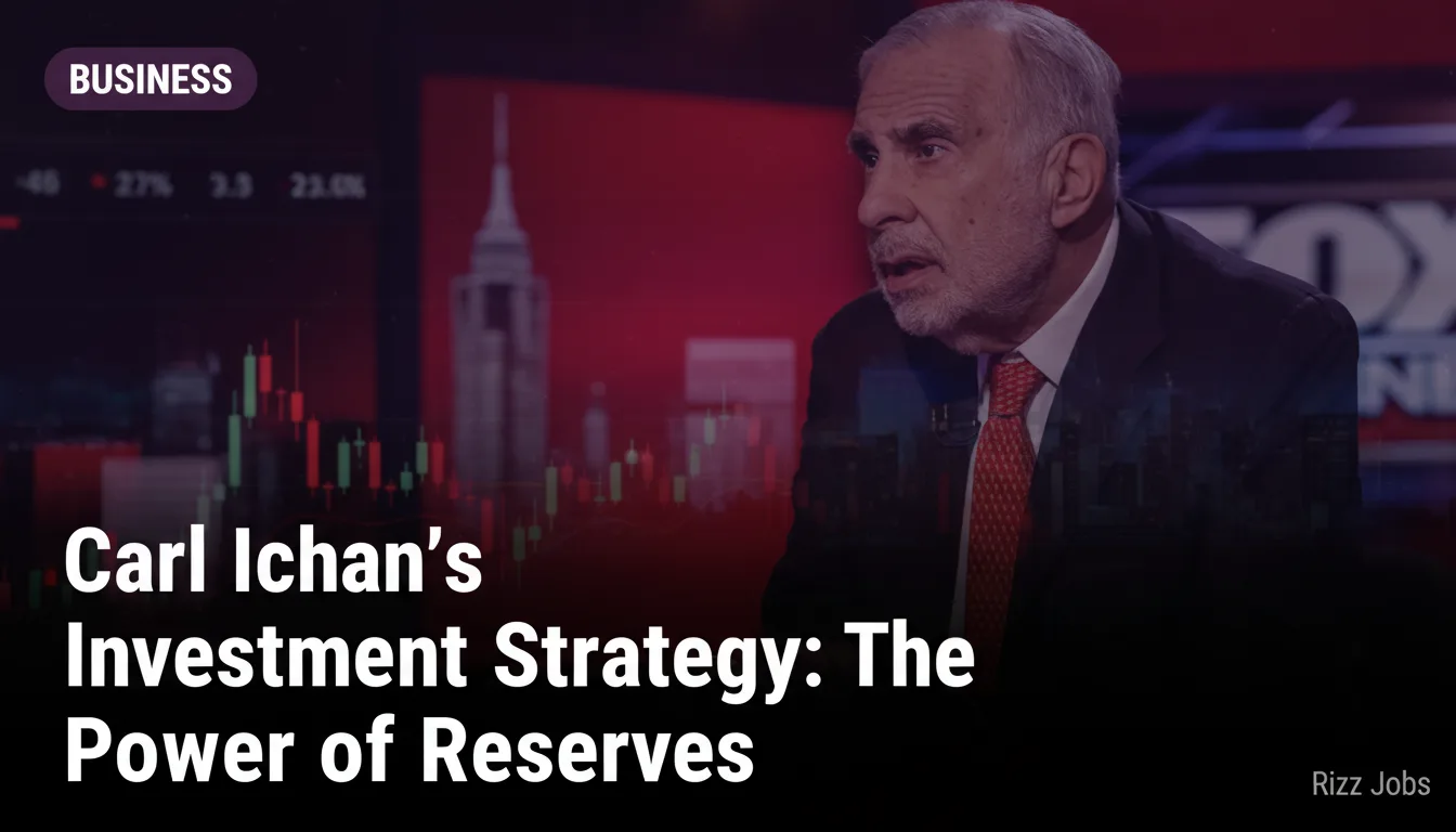 Carl Icahn's Investment Strategy: The Power of Reserves — Rizz Jobs