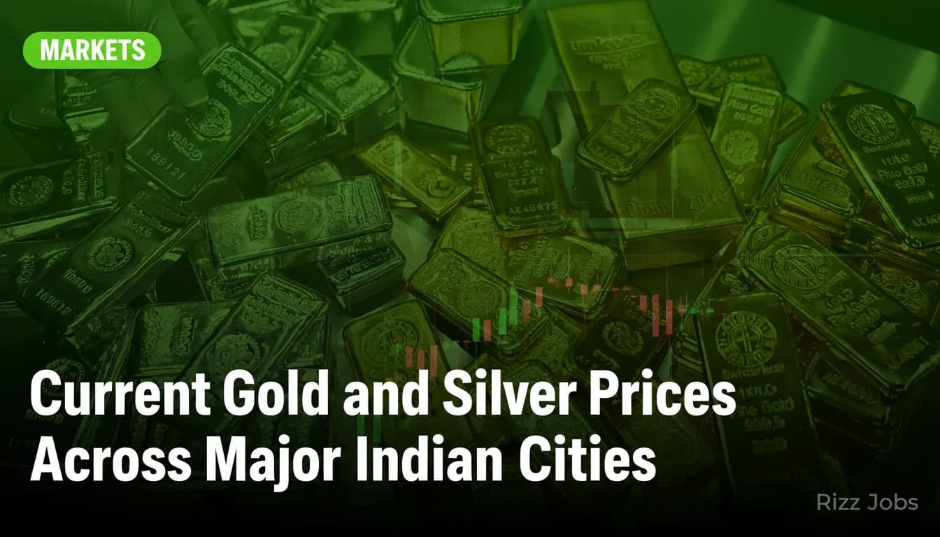Current Gold and Silver Prices Across Major Indian Cities — Rizz Jobs