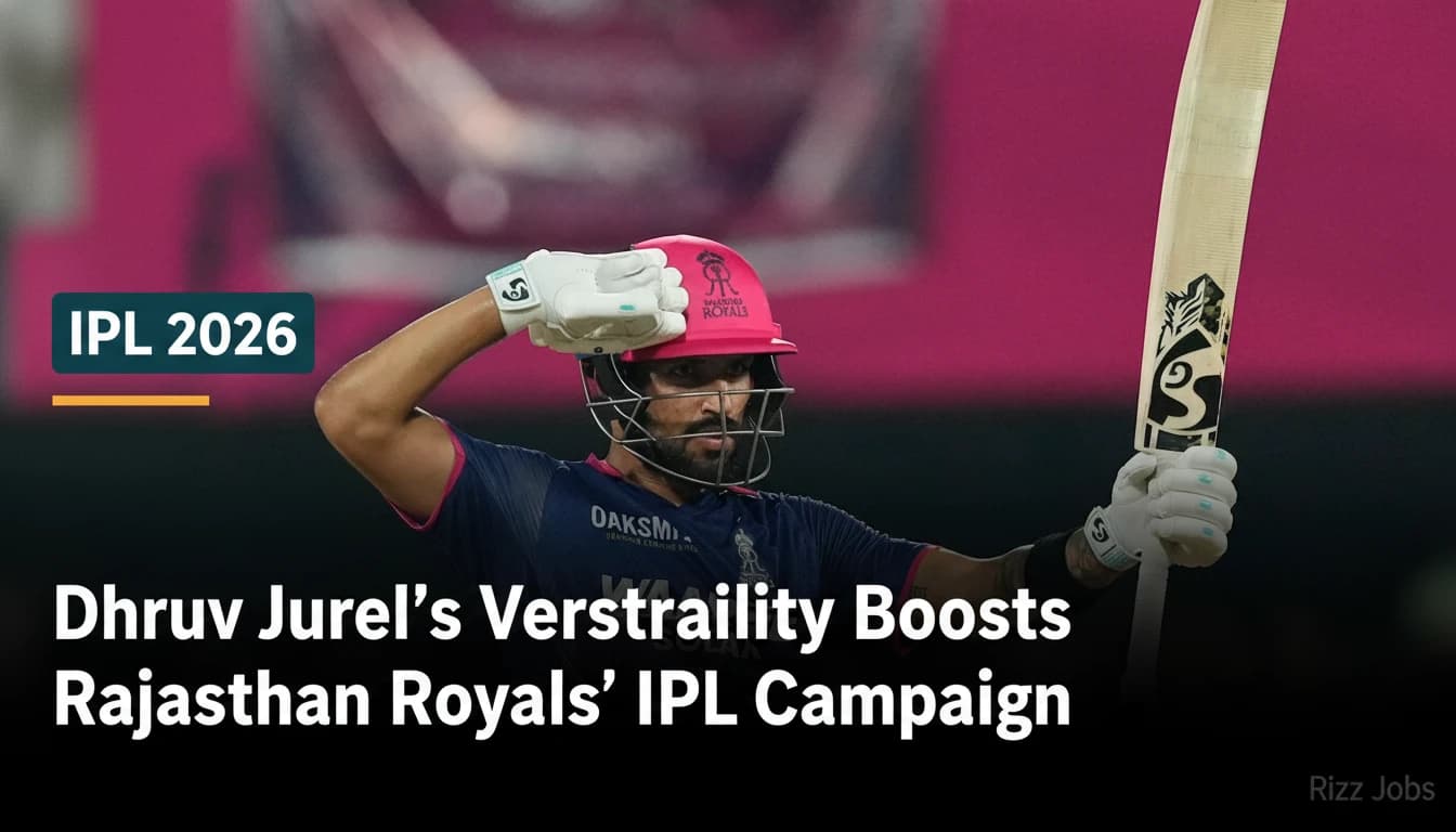 Dhruv Jurel's Versatility Boosts Rajasthan Royals' IPL Campaign — Rizz Jobs