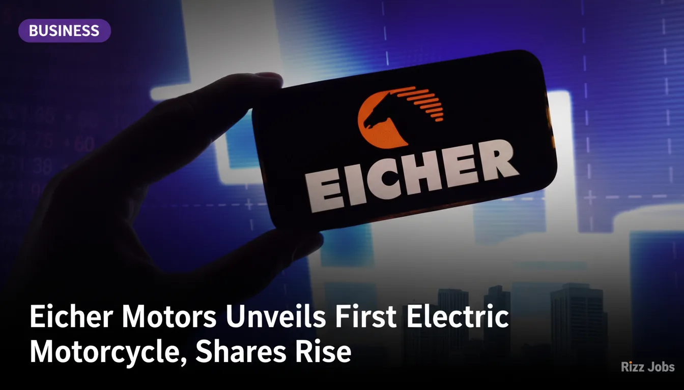 Eicher Motors Unveils First Electric Motorcycle, Shares Rise — Rizz Jobs