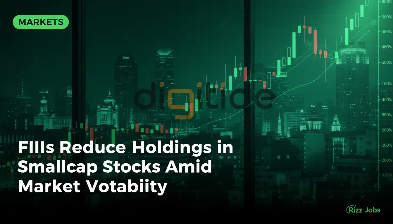 FIIs Reduce Holdings in Smallcap Stocks Amid Market Volatility — Rizz Jobs