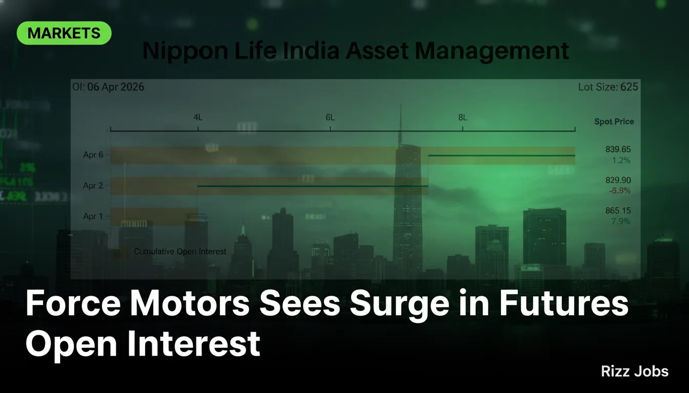 Force Motors Sees Surge in Futures Open Interest — Rizz Jobs