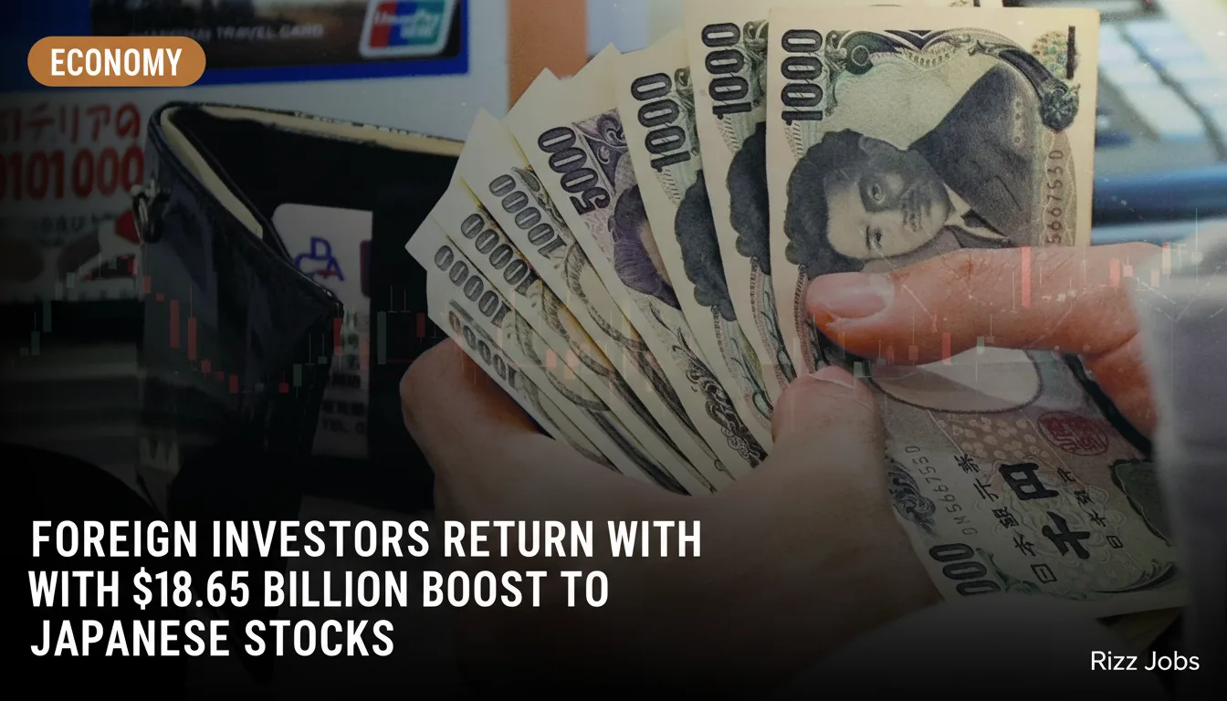 Foreign Investors Return with $18.65 Billion Boost to Japanese Stocks — Rizz Jobs