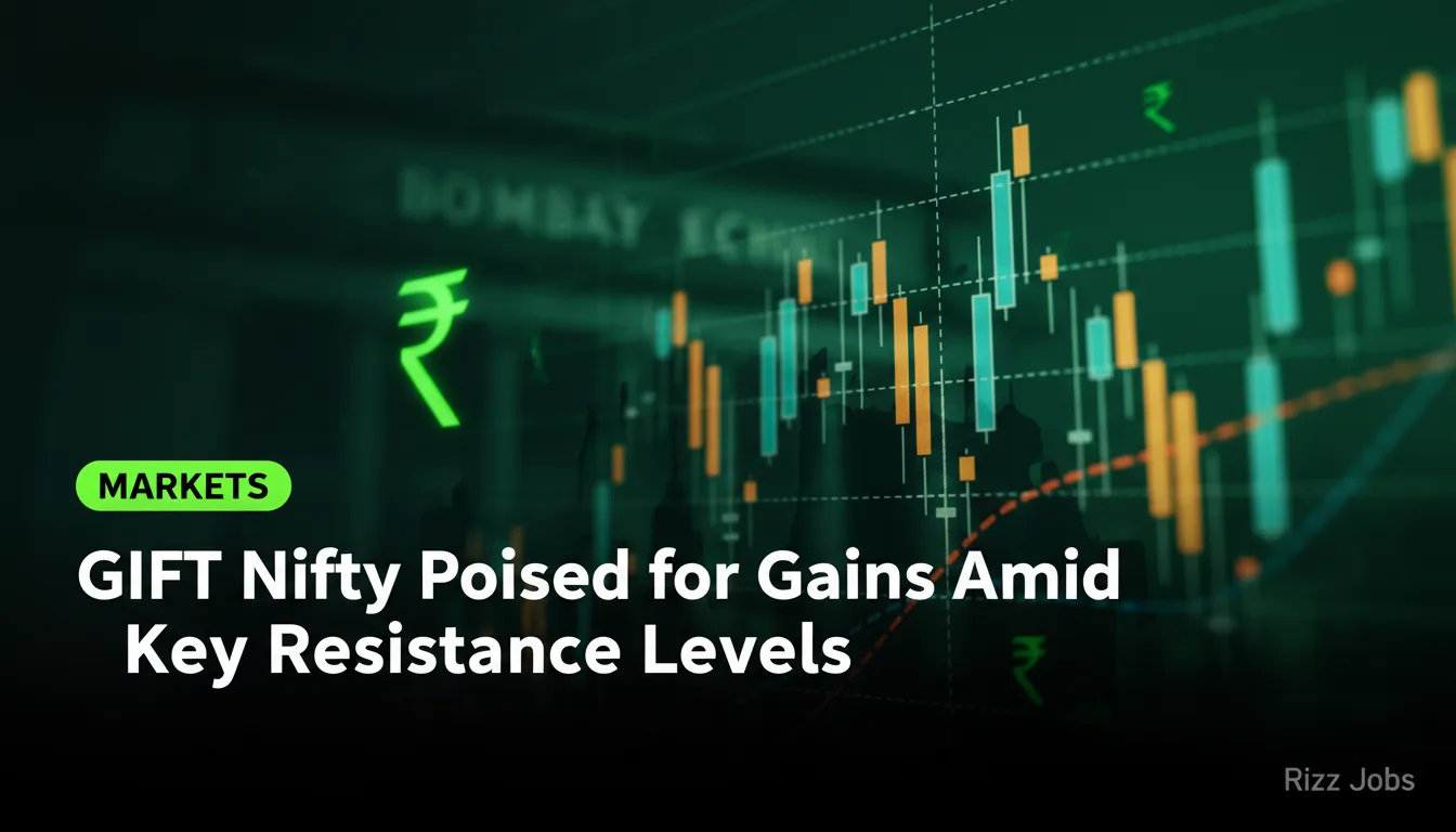 GIFT Nifty Poised for Gains Amid Key Resistance Levels — Rizz Jobs