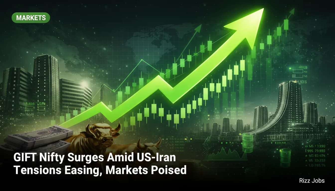 GIFT Nifty Surges Amid US-Iran Tensions Easing, Markets Poised — Rizz Jobs