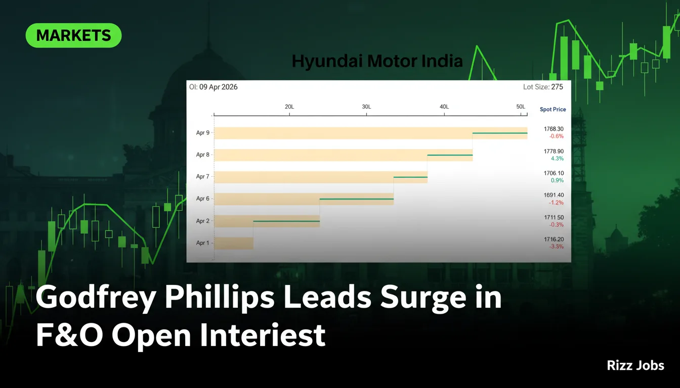 Godfrey Phillips Leads Surge in F&O Open Interest — Rizz Jobs