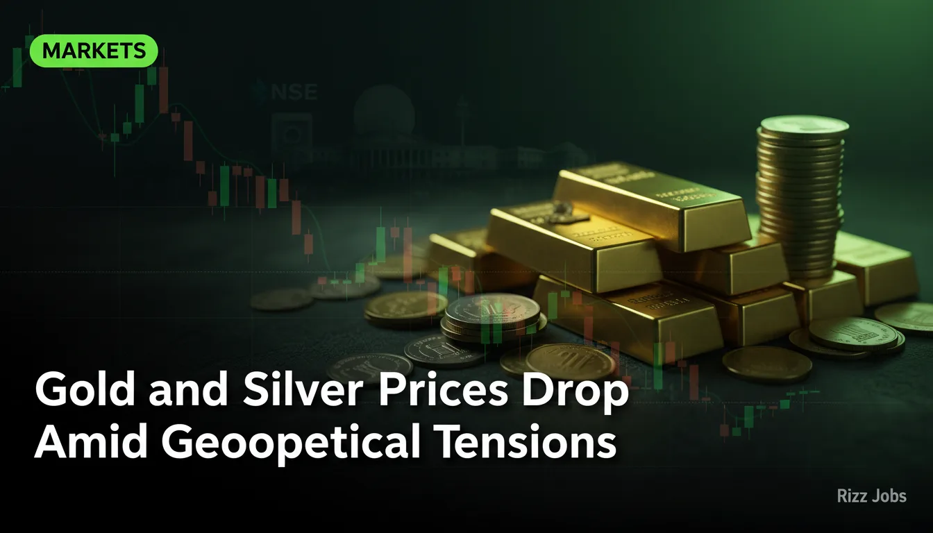 Gold and Silver Prices Drop Amid Geopolitical Tensions — Rizz Jobs