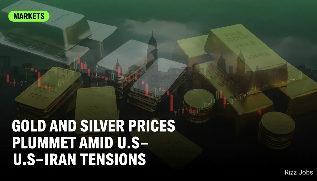 Gold and Silver Prices Plummet Amid U.S.-Iran Tensions — Rizz Jobs