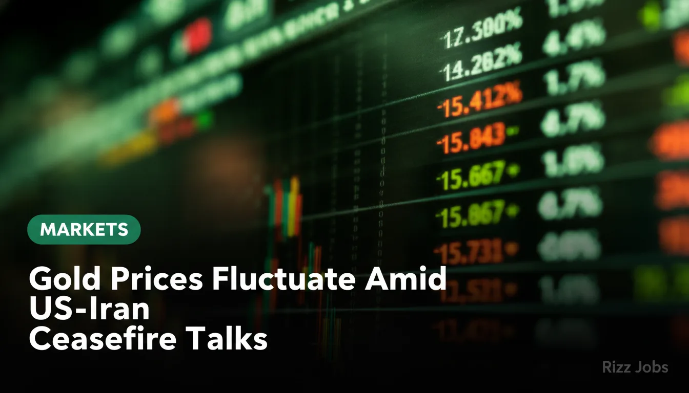 Gold Prices Fluctuate Amid US-Iran Ceasefire Talks — Rizz Jobs