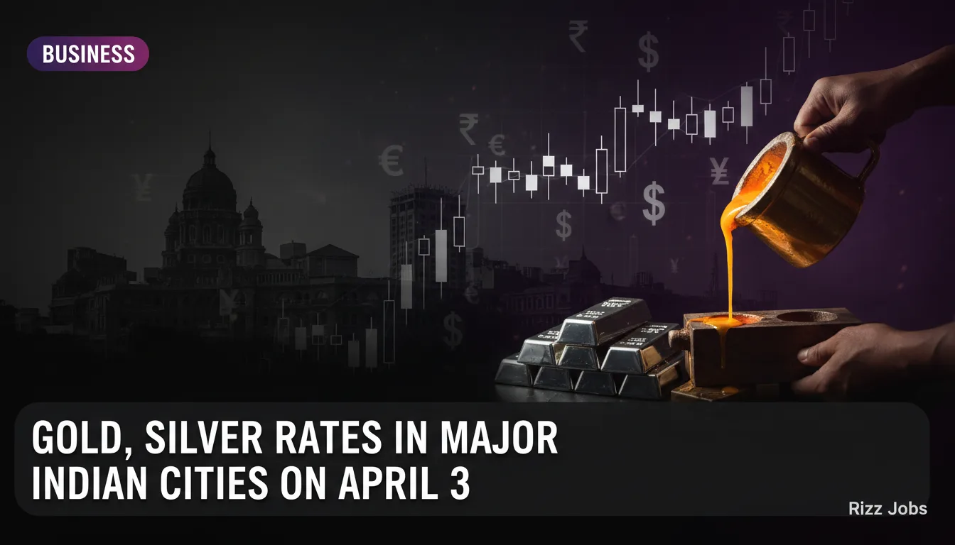 Gold, Silver Rates in Major Indian Cities on April 3 — Rizz Jobs