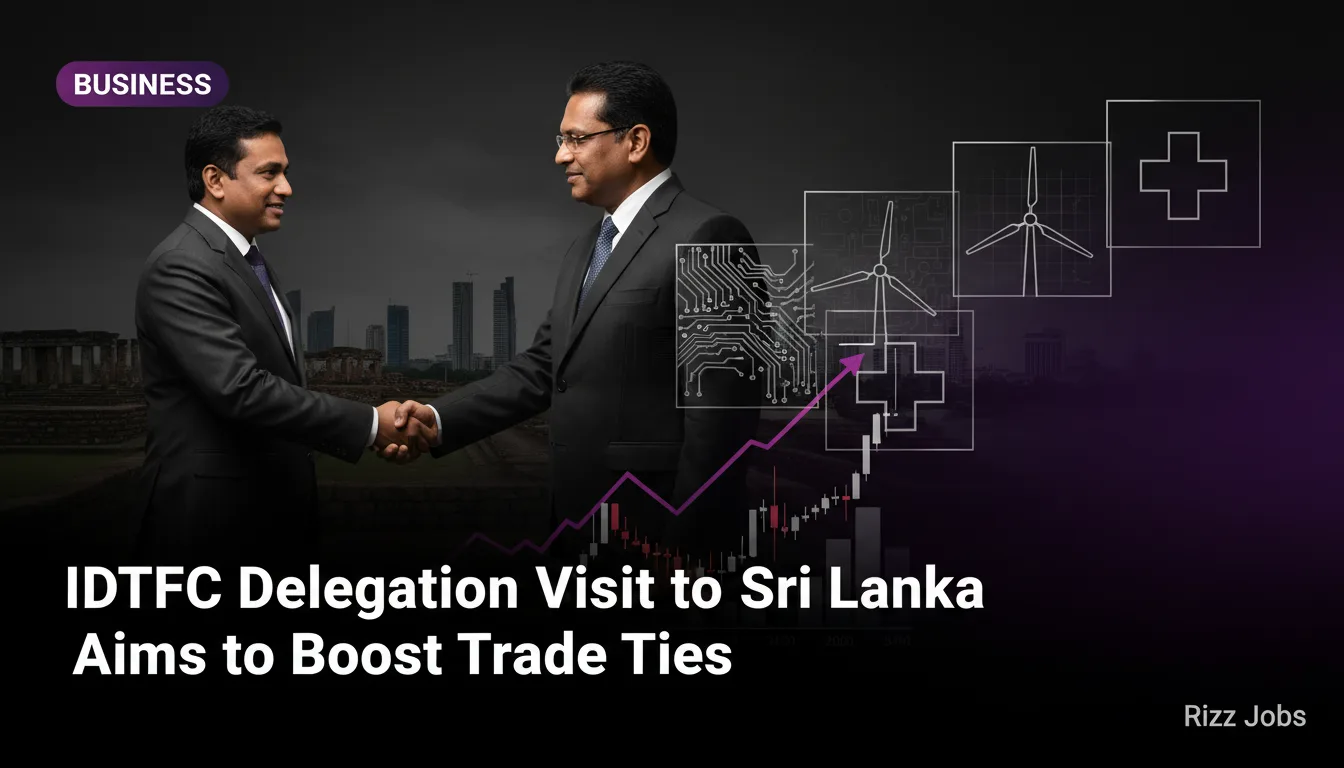 IDTFC Delegation Visit to Sri Lanka Aims to Boost Trade Ties — Rizz Jobs