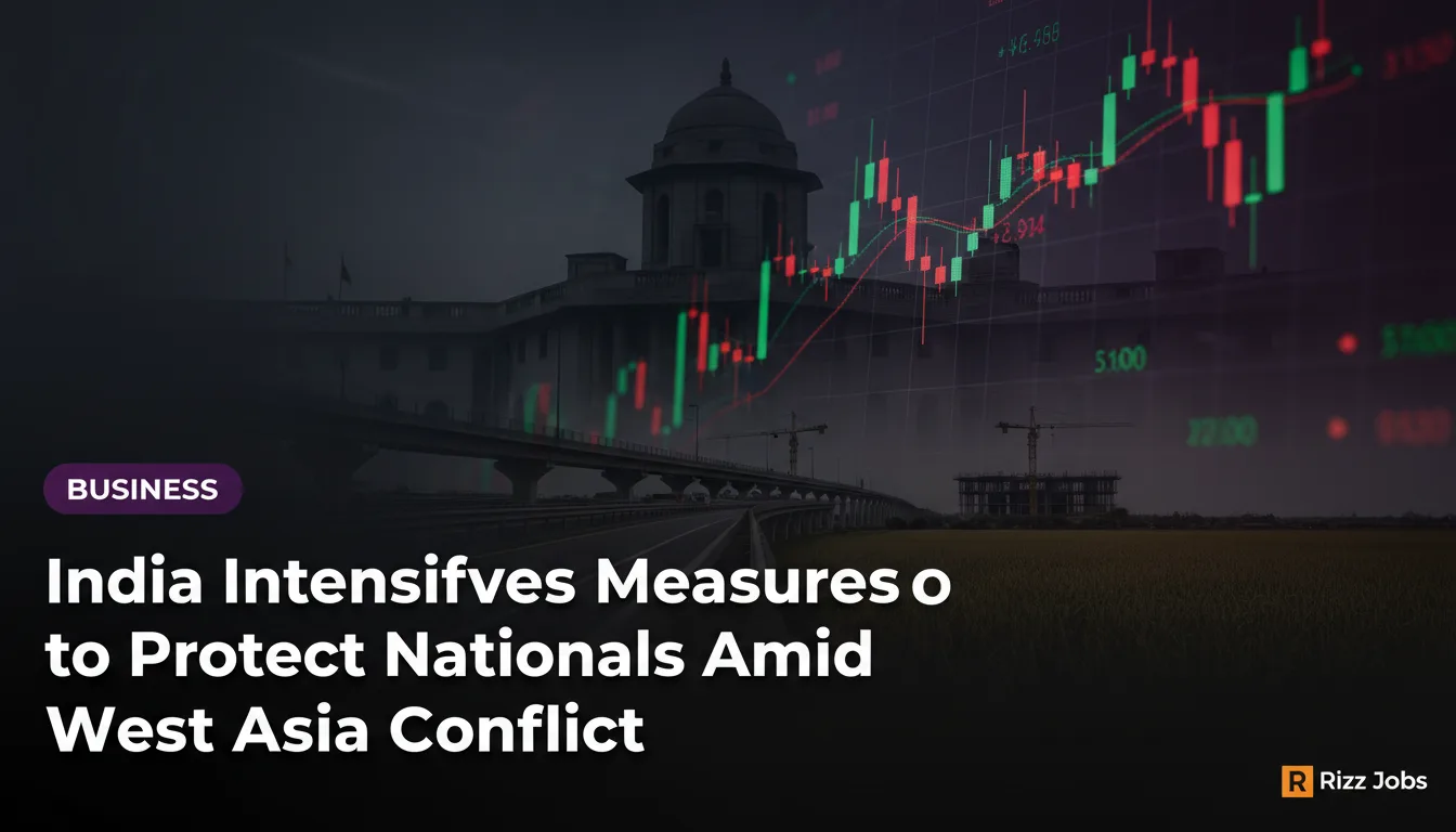 India Intensifies Measures to Protect Nationals Amid West Asia Conflict — Rizz Jobs