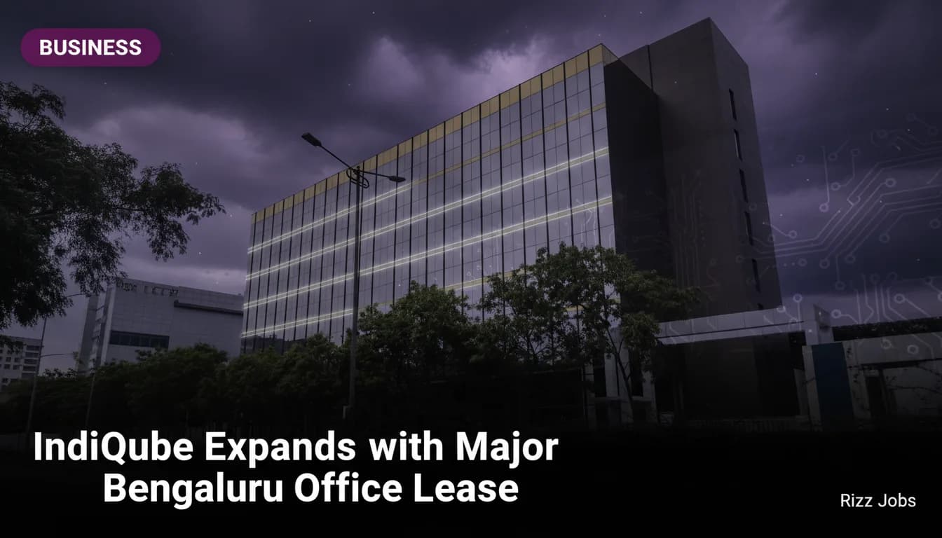 IndiQube Expands with Major Bengaluru Office Lease — Rizz Jobs