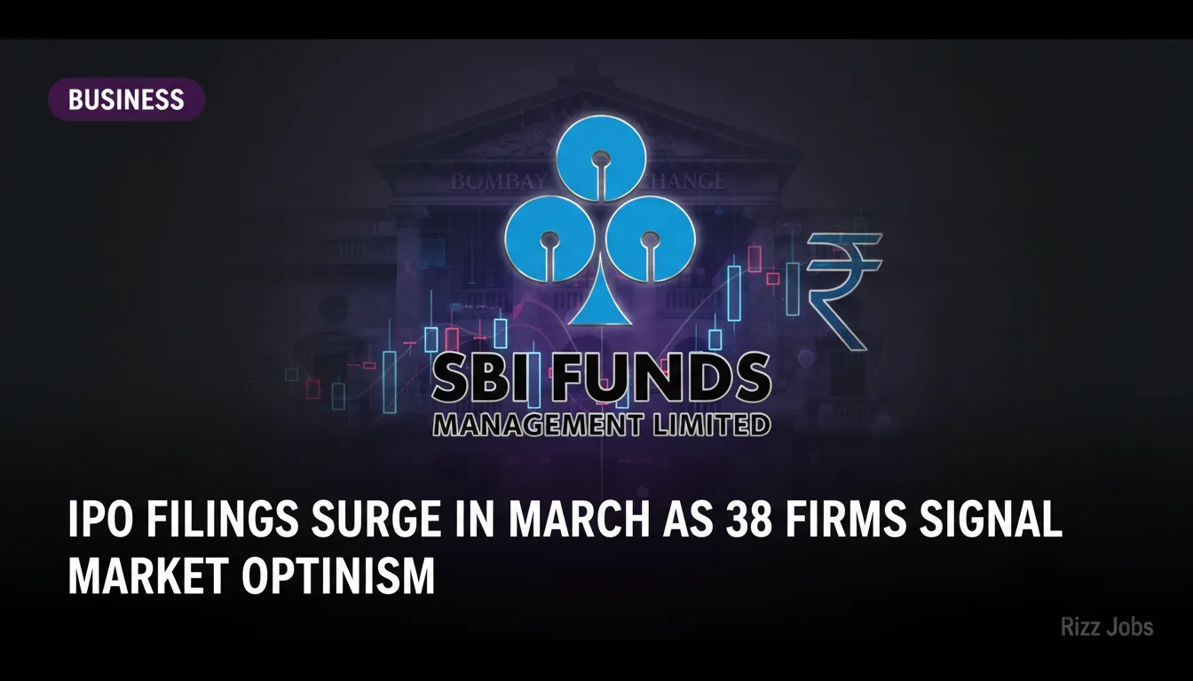 IPO Filings Surge in March as 38 Firms Signal Market Optimism — Rizz Jobs