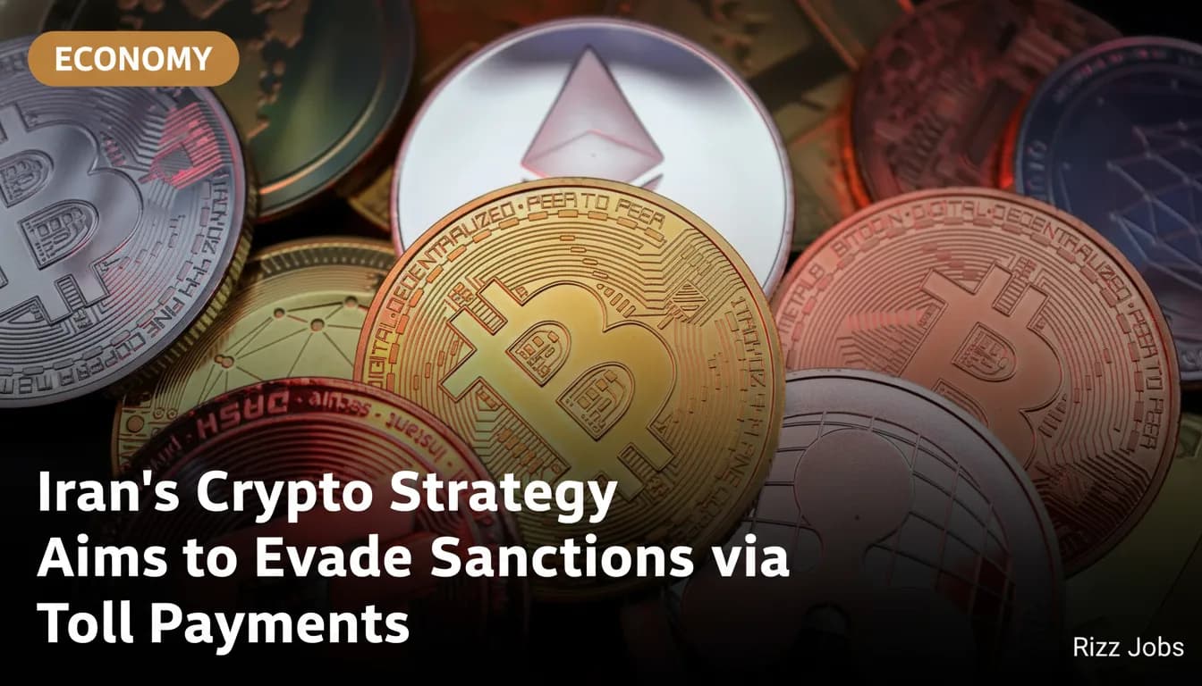 Iran's Crypto Strategy Aims to Evade Sanctions via Toll Payments — Rizz Jobs