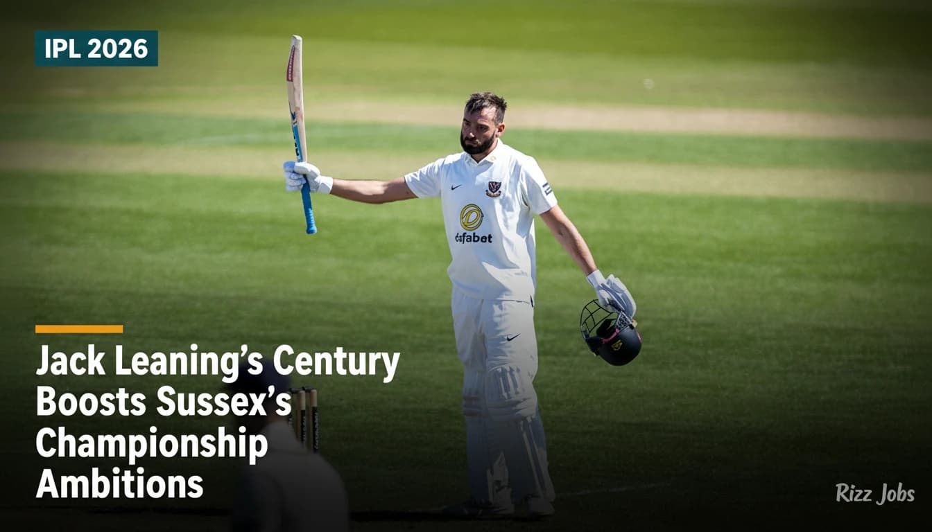 Jack Leaning's Century Boosts Sussex's Championship Ambitions — Rizz Jobs
