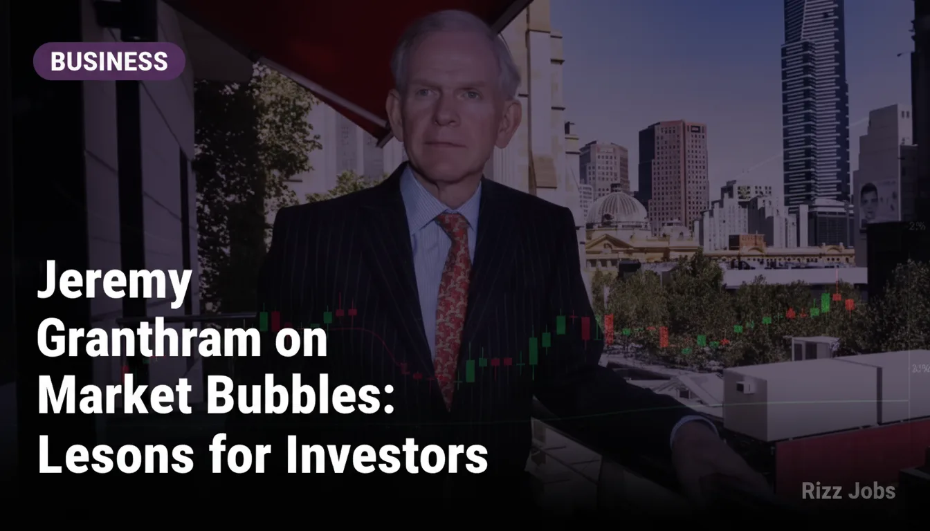 Jeremy Grantham on Market Bubbles: Lessons for Investors — Rizz Jobs