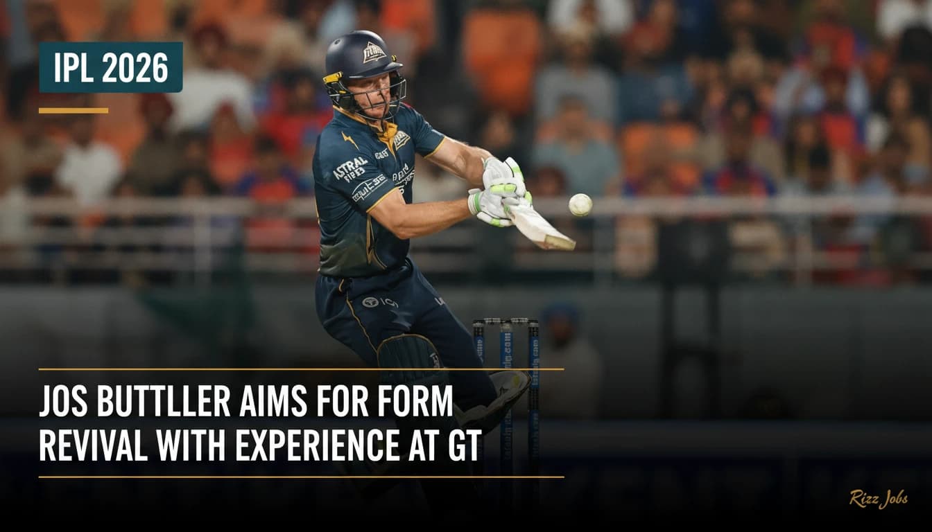 Jos Buttler Aims for Form Revival with Experience at GT — Rizz Jobs