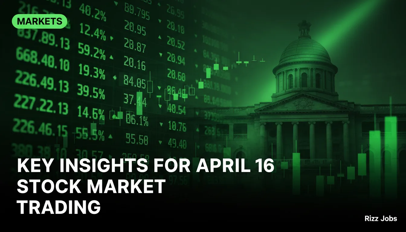 Key Insights for April 16 Stock Market Trading — Rizz Jobs