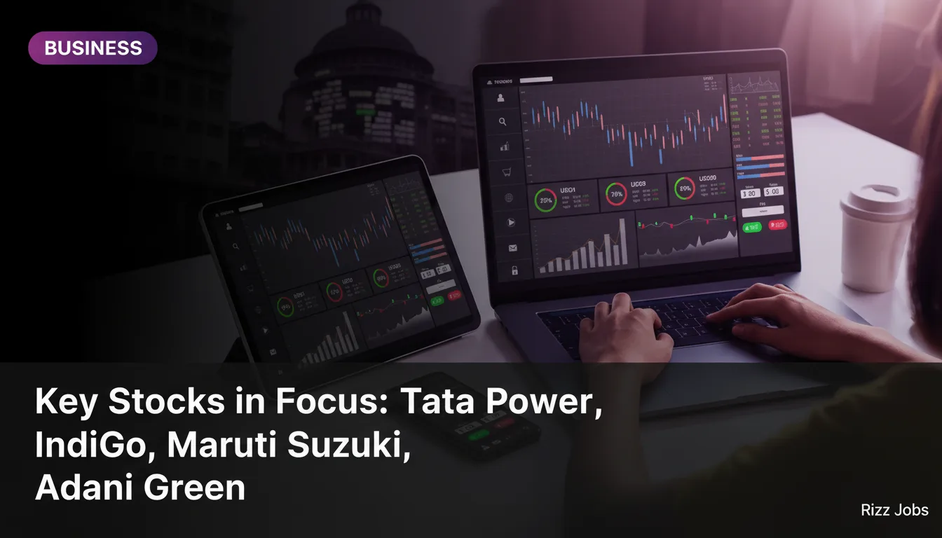Key Stocks in Focus: Tata Power, IndiGo, Maruti Suzuki, Adani Green — Rizz Jobs