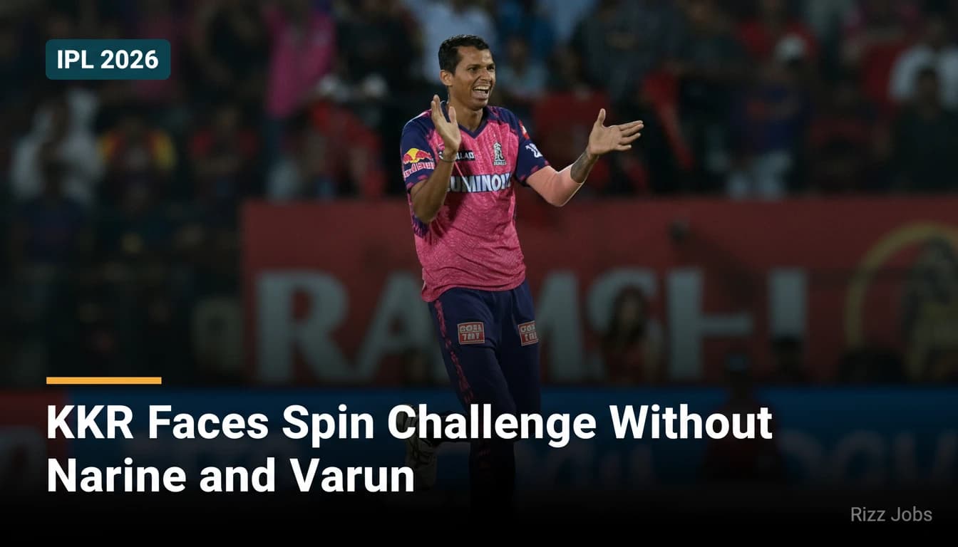 KKR Faces Spin Challenge Without Narine and Varun — Rizz Jobs