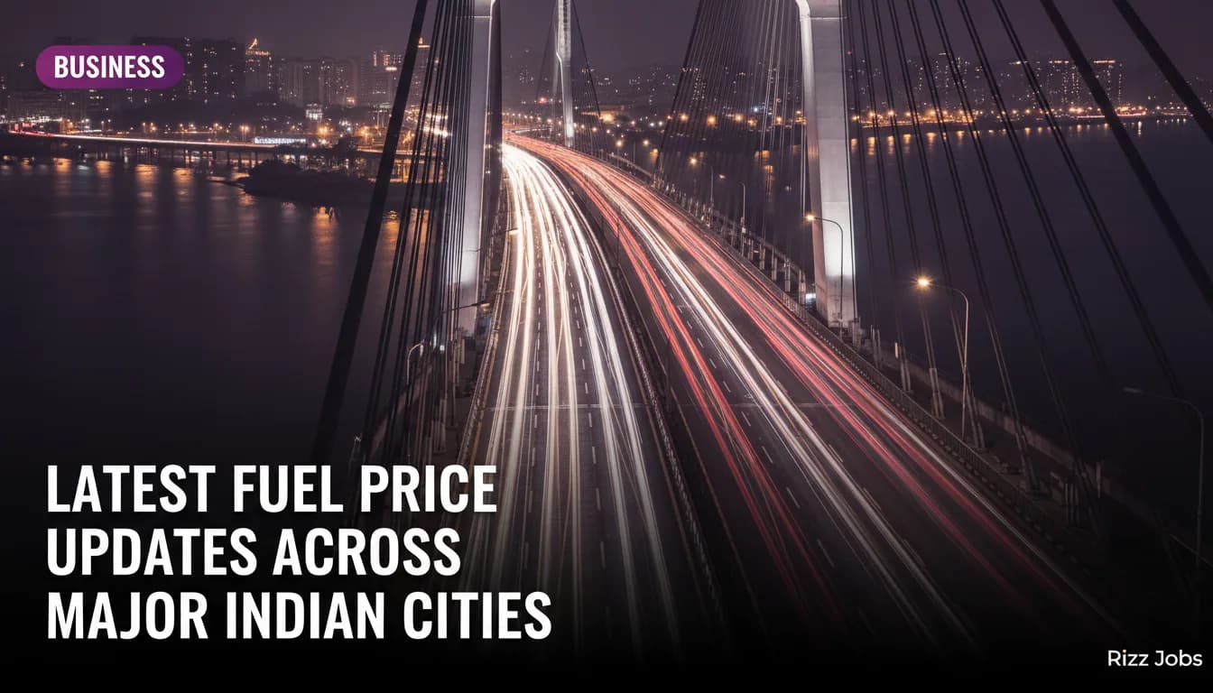 Latest Fuel Price Updates Across Major Indian Cities — Rizz Jobs