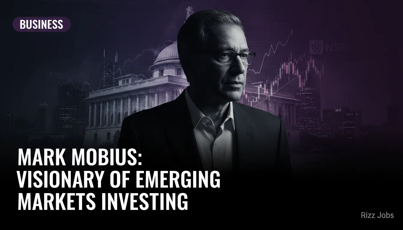 Mark Mobius: Visionary of Emerging Markets Investing — Rizz Jobs