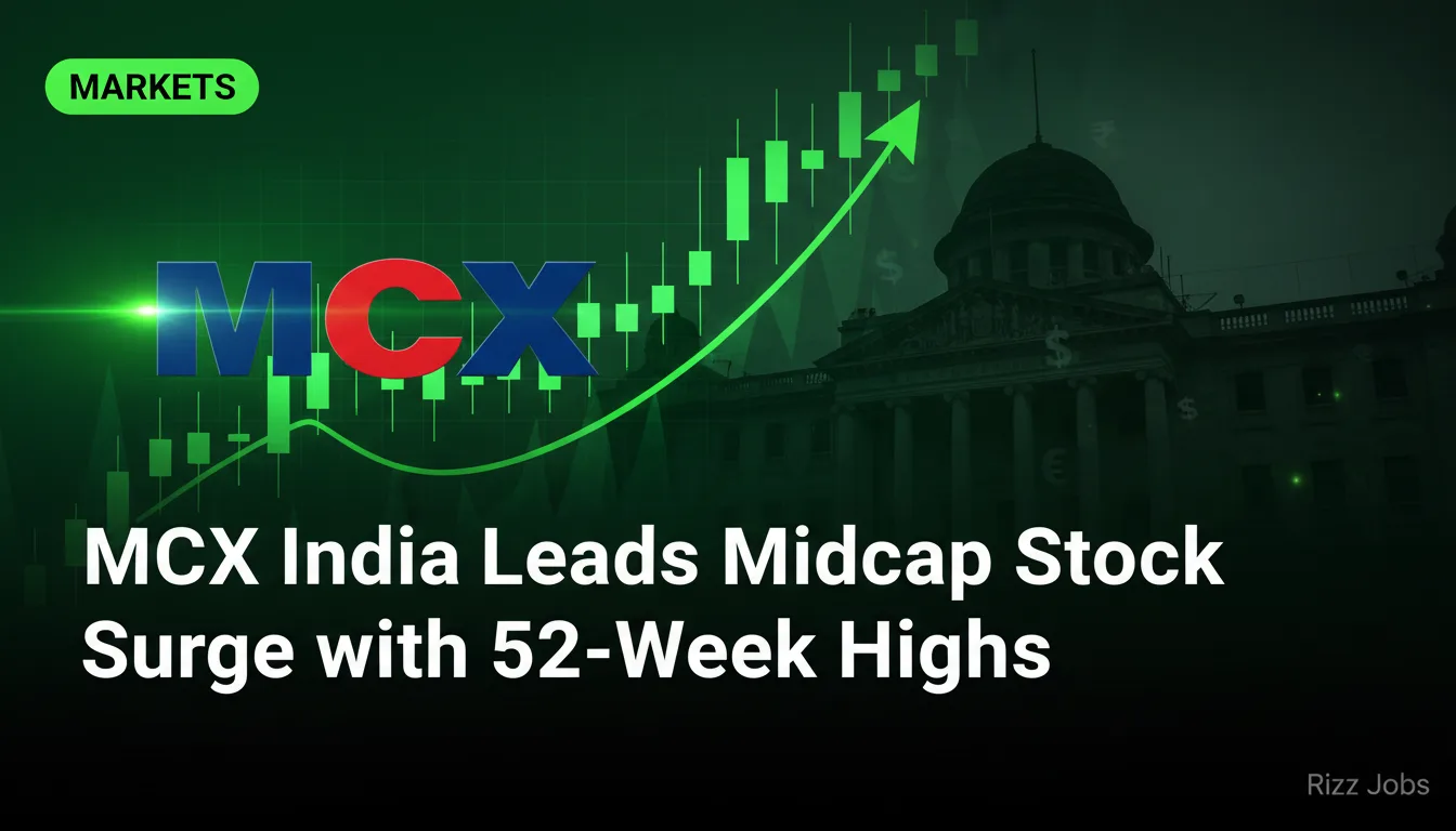 MCX India Leads Midcap Stock Surge with 52-Week Highs — Rizz Jobs