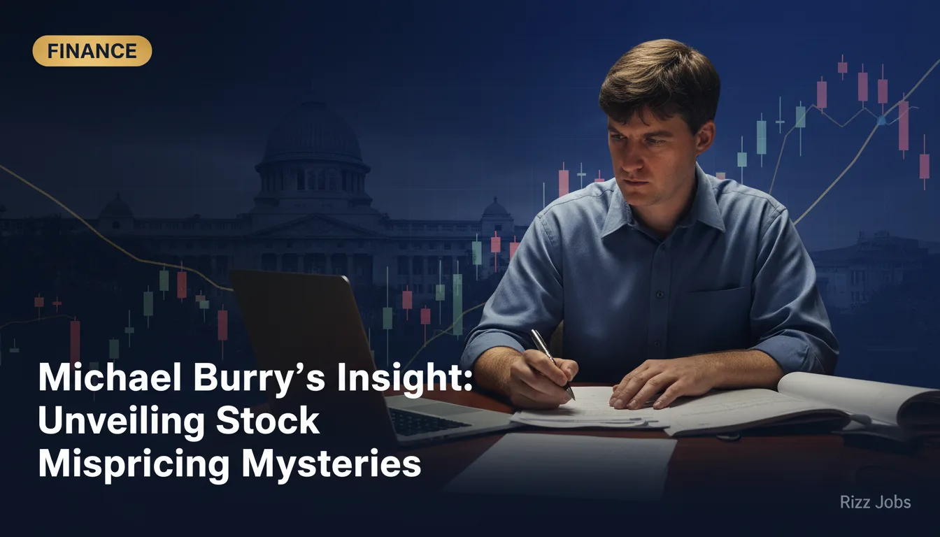 Michael Burry's Insight: Unveiling Stock Mispricing Mysteries — Rizz Jobs