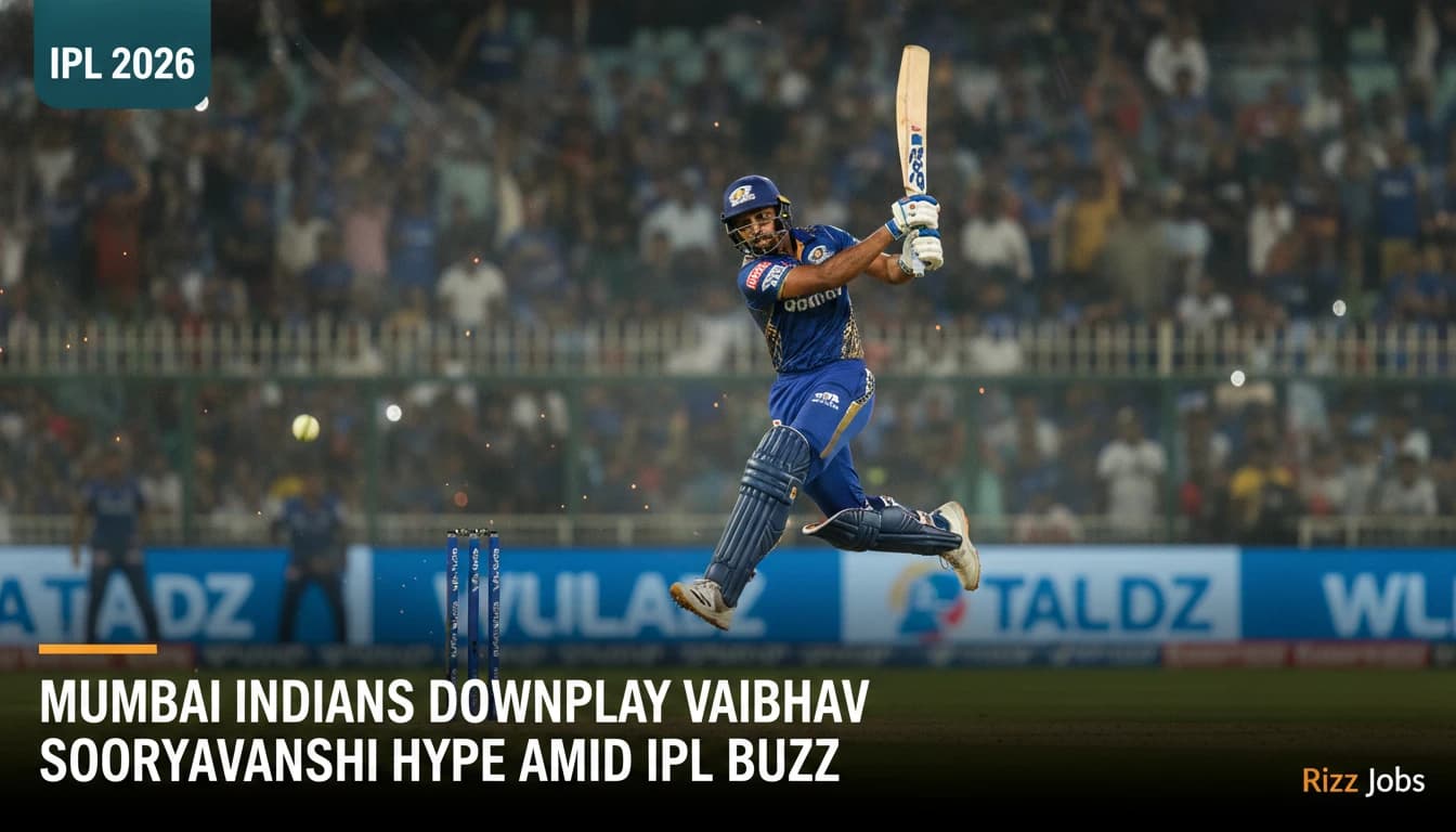 Mumbai Indians Downplay Vaibhav Sooryavanshi Hype Amid IPL Buzz — Rizz Jobs