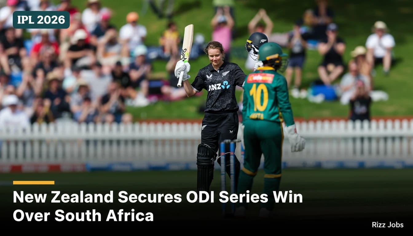 New Zealand Secures ODI Series Win Over South Africa — Rizz Jobs