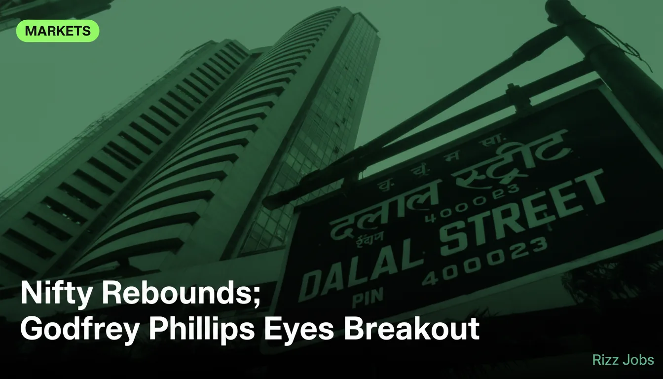 Nifty Rebounds; Godfrey Phillips Eyes Breakout — Rizz Jobs