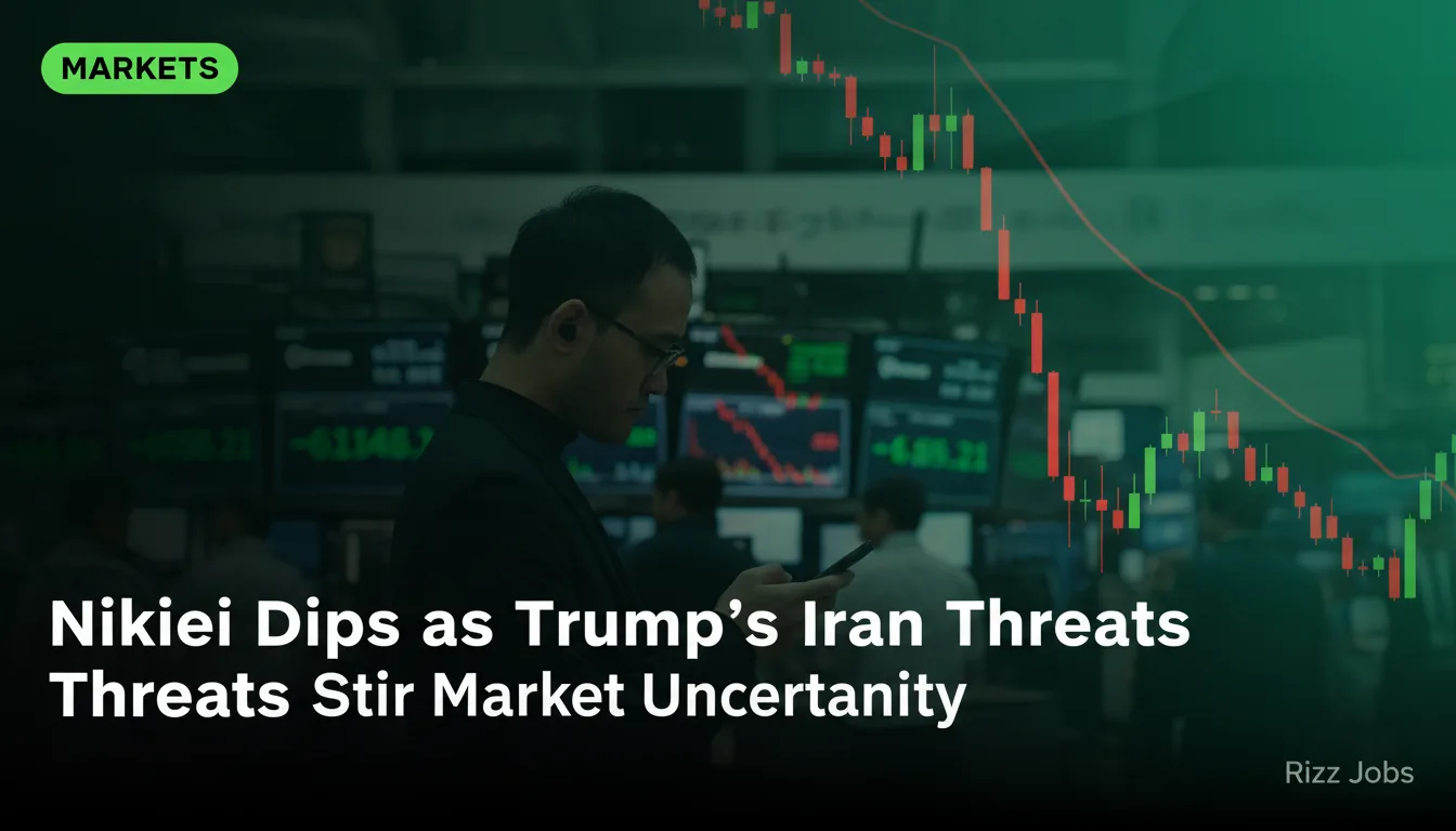 Nikkei Dips as Trump's Iran Threats Stir Market Uncertainty — Rizz Jobs