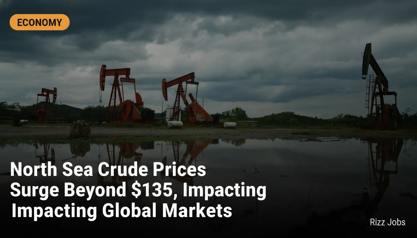 North Sea Crude Prices Surge Beyond $135, Impacting Global Markets — Rizz Jobs