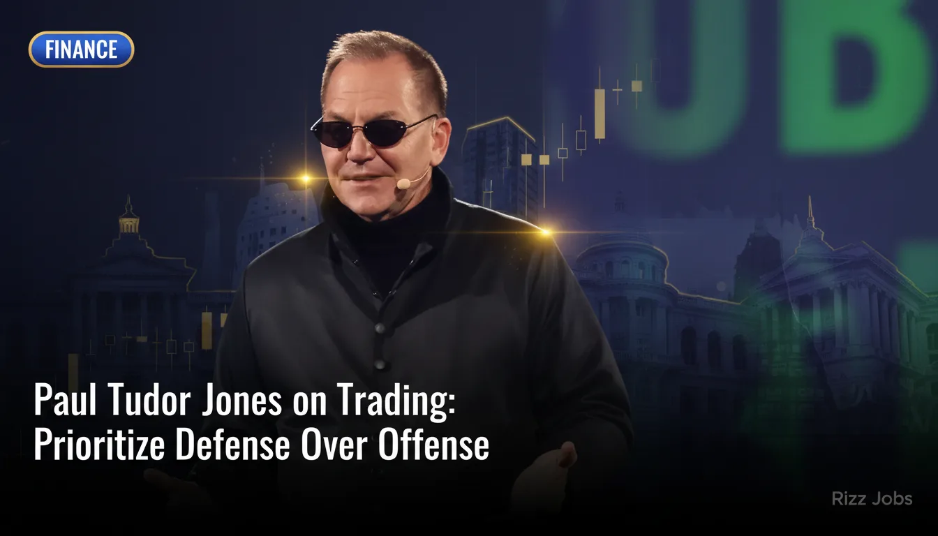 Paul Tudor Jones on Trading: Prioritize Defense Over Offense — Rizz Jobs
