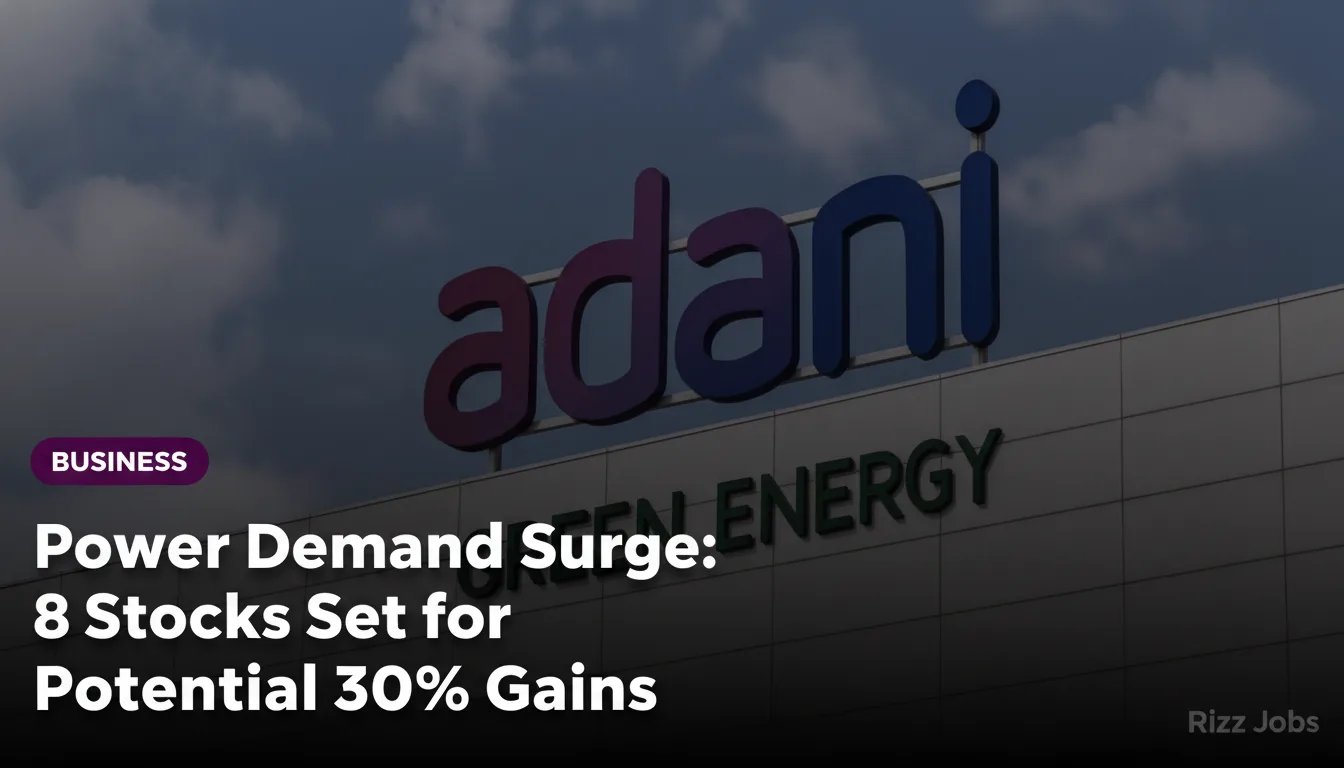 Power Demand Surge: 8 Stocks Set for Potential 30% Gains — Rizz Jobs