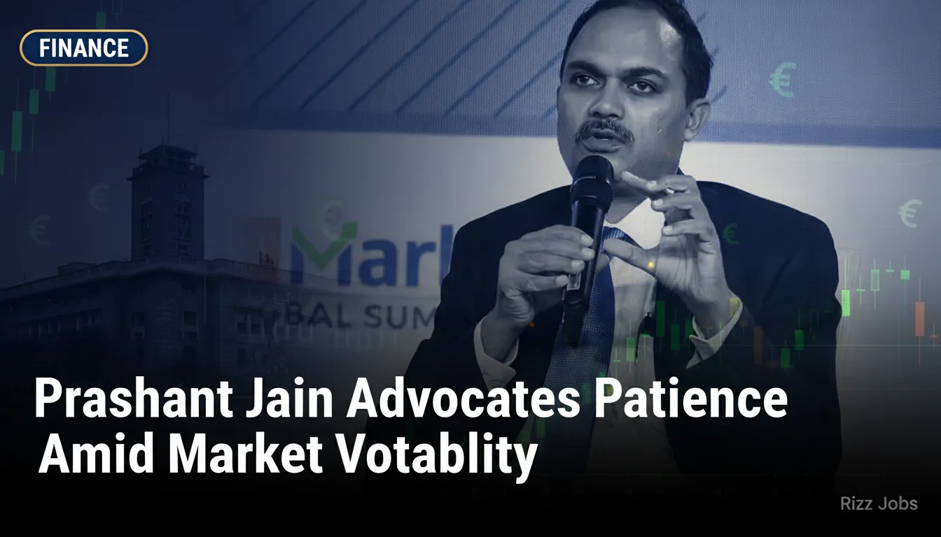 Prashant Jain Advocates Patience Amid Market Volatility — Rizz Jobs