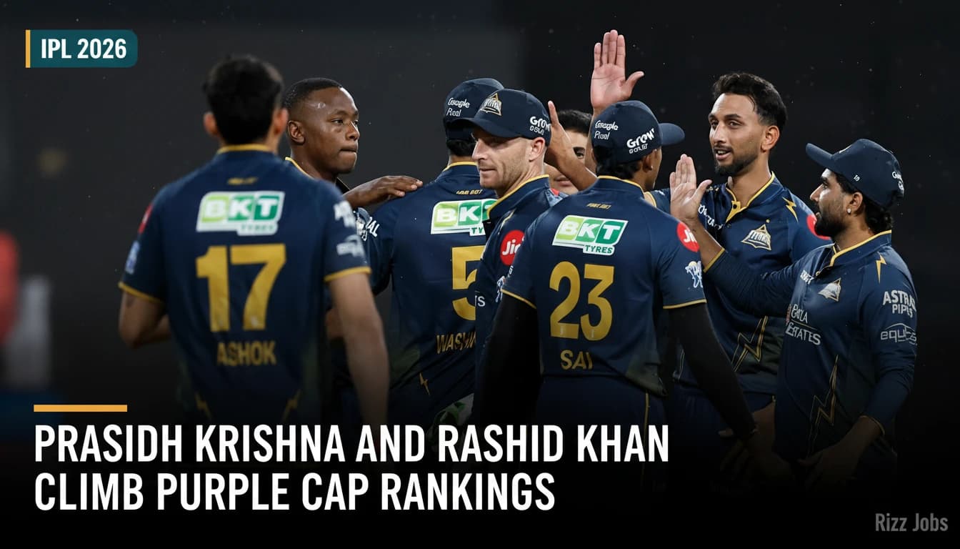 Prasidh Krishna and Rashid Khan Climb Purple Cap Rankings — Rizz Jobs