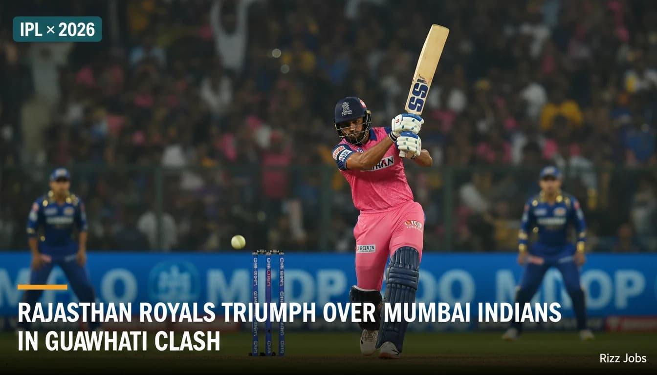 Rajasthan Royals Triumph Over Mumbai Indians in Guwahati Clash — Rizz Jobs