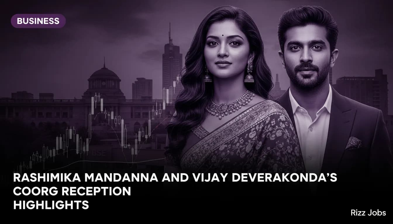 Rashmika Mandanna and Vijay Deverakonda's Coorg Reception Highlights — Rizz Jobs
