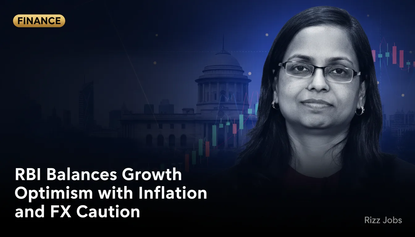 RBI Balances Growth Optimism with Inflation and FX Caution — Rizz Jobs
