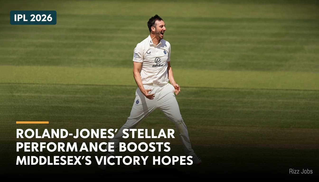 Roland-Jones' Stellar Performance Boosts Middlesex's Victory Hopes — Rizz Jobs
