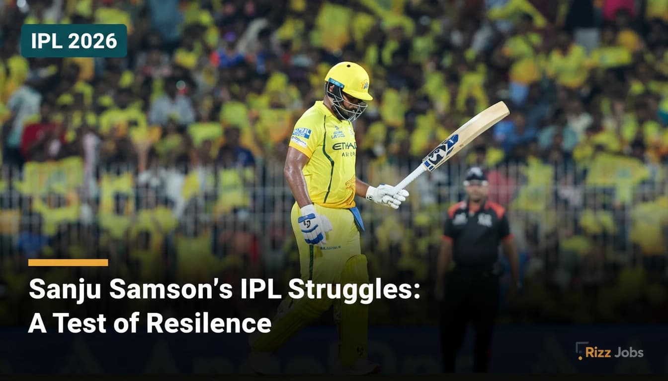 Sanju Samson's IPL Struggles: A Test of Resilience — Rizz Jobs