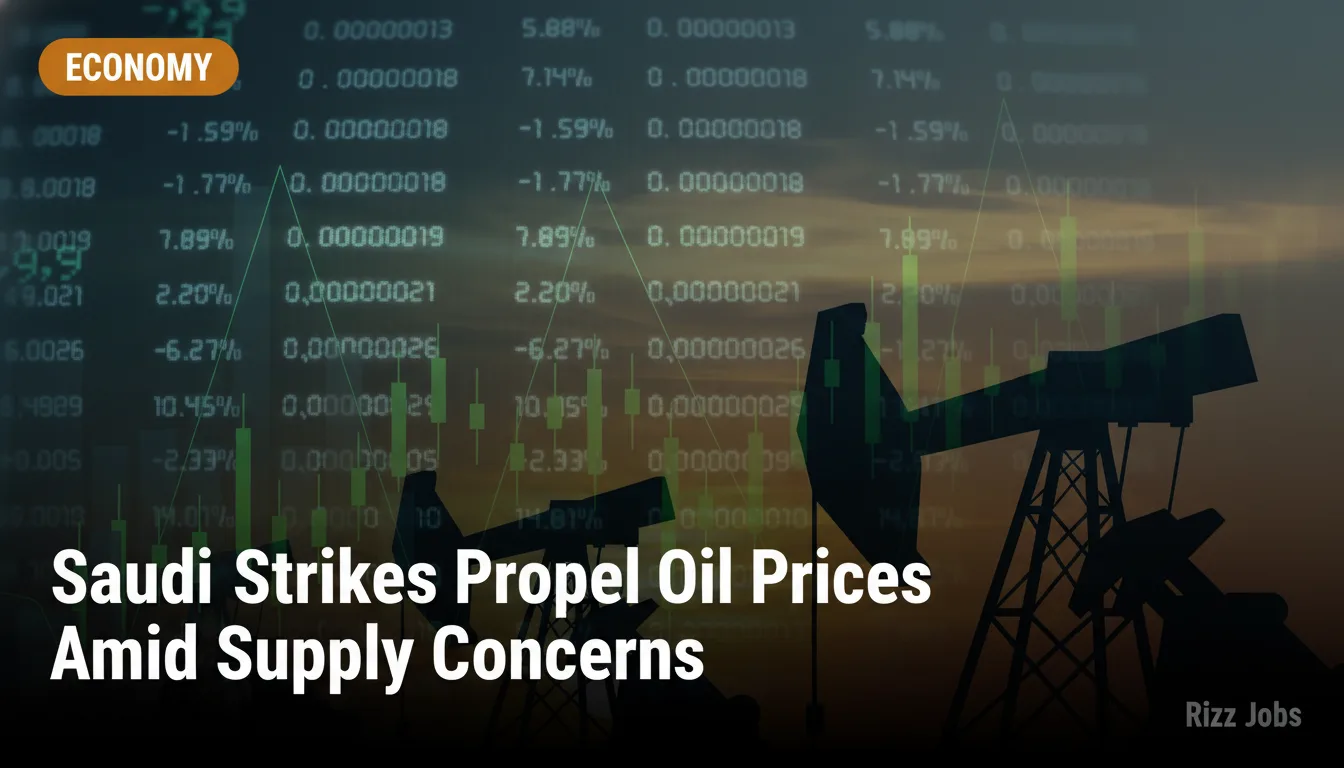 Saudi Strikes Propel Oil Prices Amid Supply Concerns — Rizz Jobs