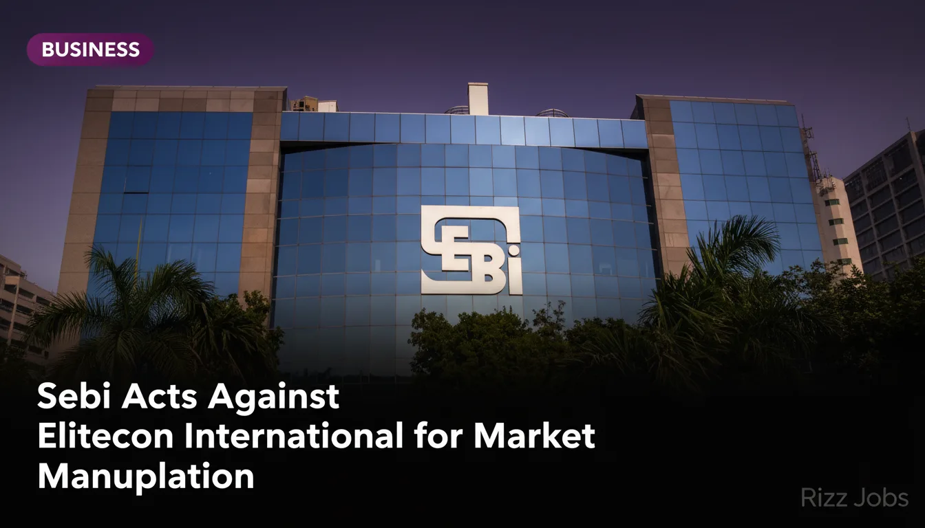 Sebi Acts Against Elitecon International for Market Manipulation — Rizz Jobs